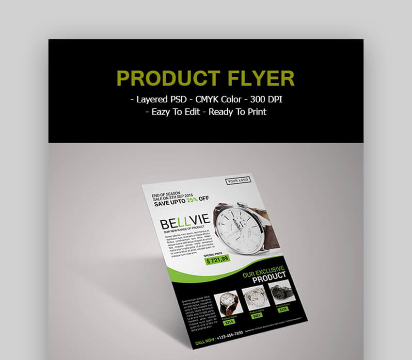 25+ Best New Product Flyer Design Templates (Inspirational Examples 2021)